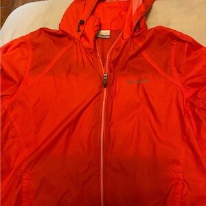 Columbia Bright Red Zip-Up Jacket